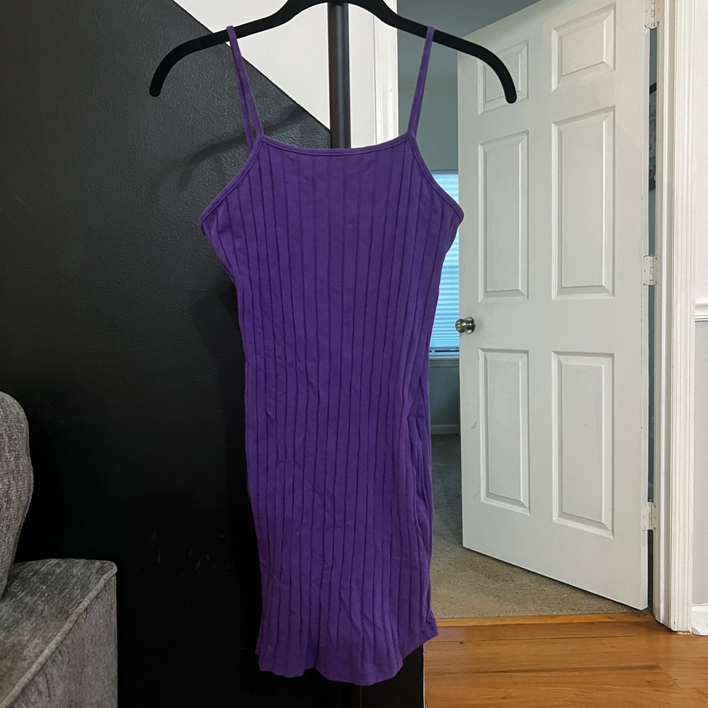 Purple Bodicon Dress